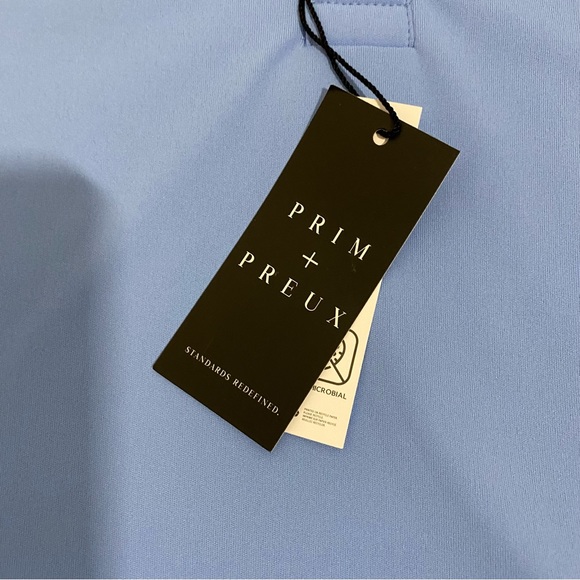 Prim & Preux Men’s Carolina Blue Classic Polo Shirt, Size Large - Picture 12 of 15